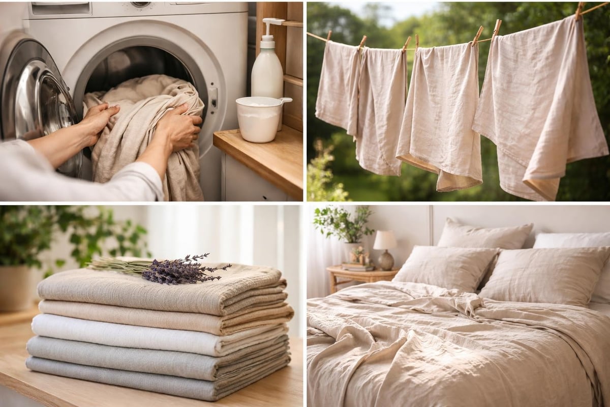 Linen care routine
