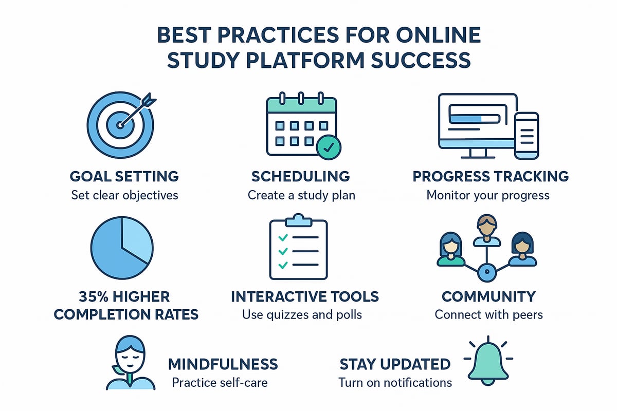 Maximising Success with Online Study Platforms: Best Practices