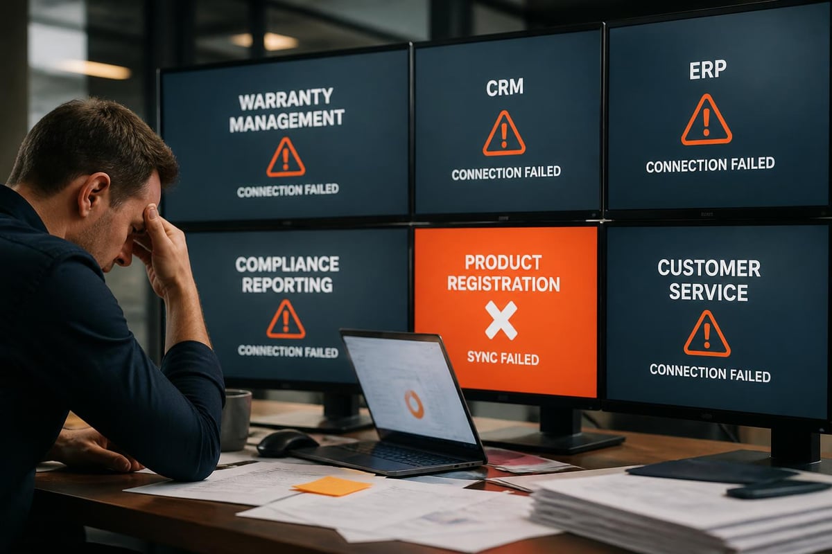 Product Registration Software Considerations Product registration system integration problems