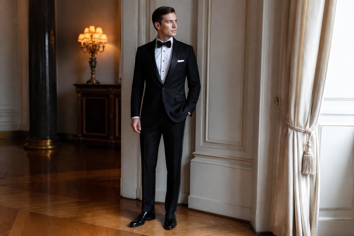 Tuxedo design elements