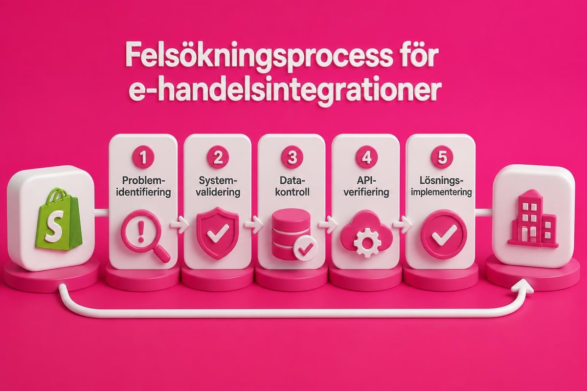Shopify Com Support: Expertguide för E-handlare 2026 4 Integration troubleshooting flowchart