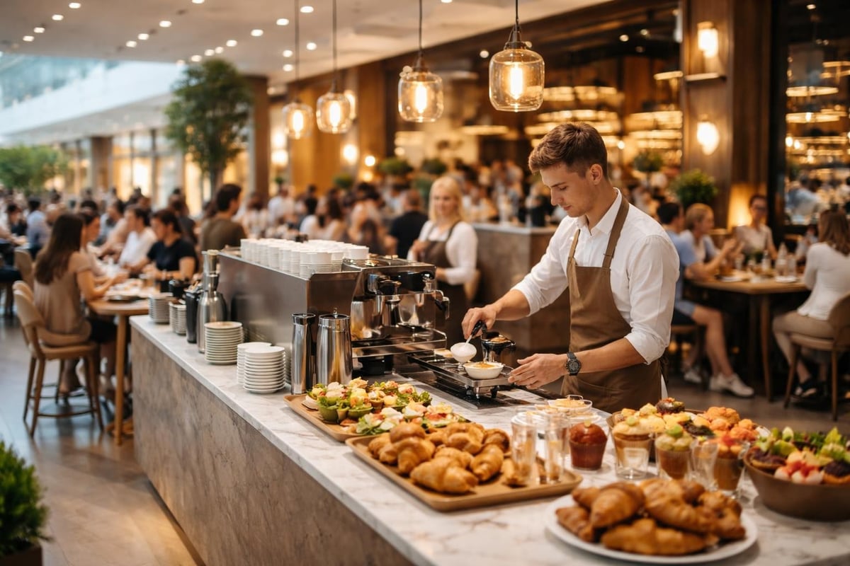 Specialty coffee bistro business model