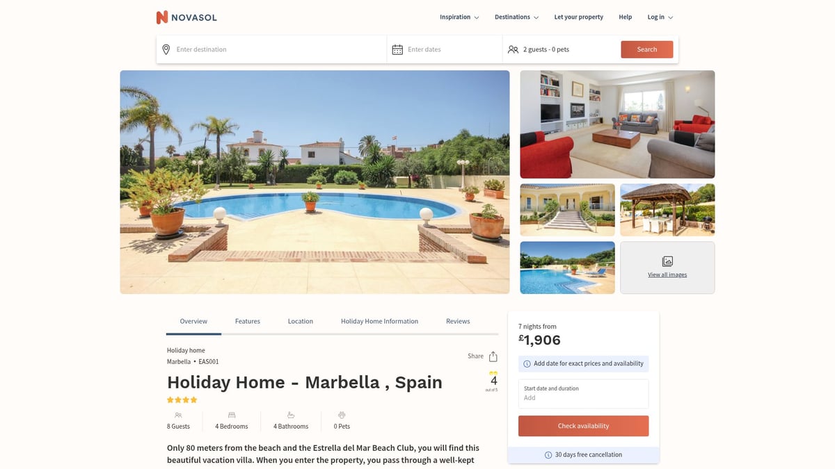 Top 7 Costa del Sol Villas to Book for 2025 Holidays - Villa Marbella – EAS001