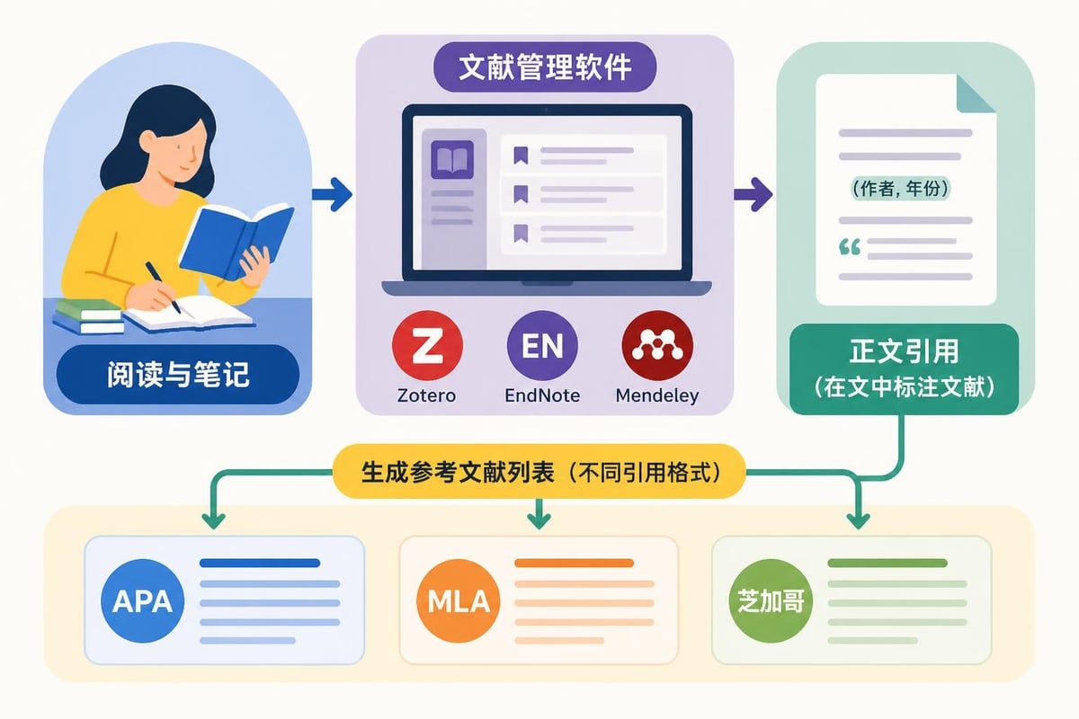 引用與參考文獻管理工作流程