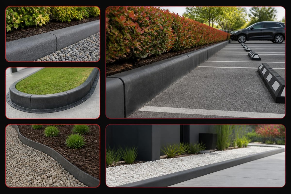 Plastic kerbing performance factors