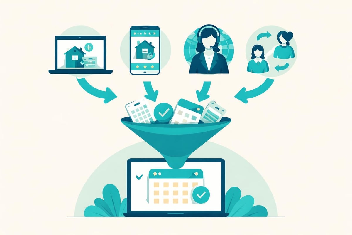 Multi-channel booking system