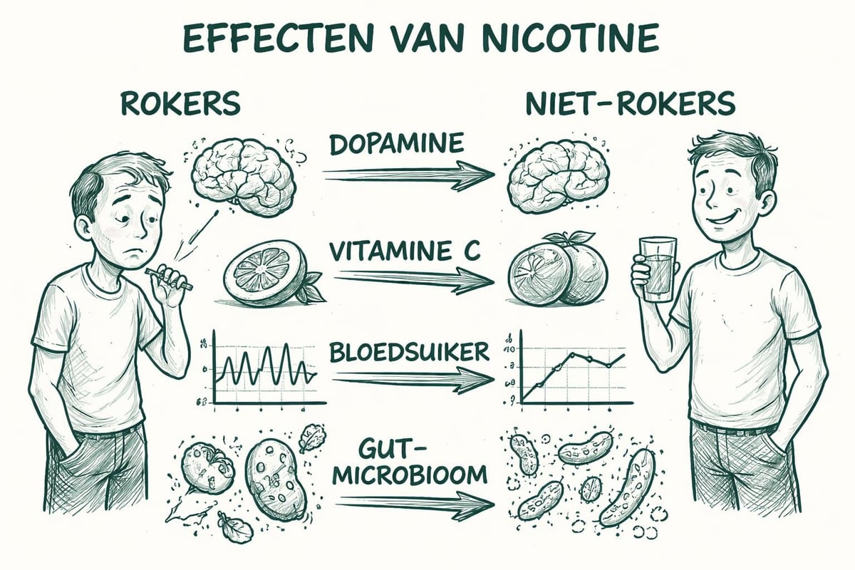 Biologische processen tijdens nicotineverslaving