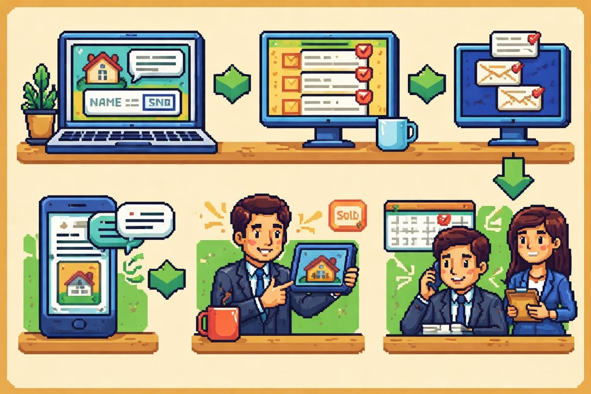 Multi-channel lead nurture workflow
