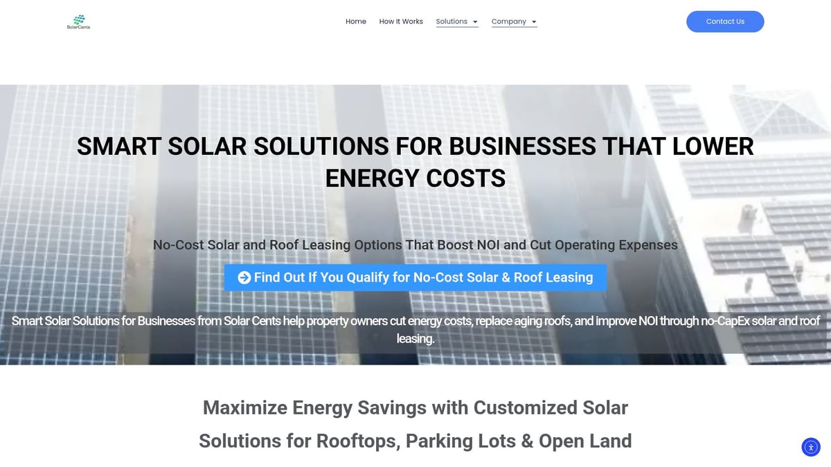 Commercial Solar Panel Installation Cost Guide 2025 - Solar Cents: Turnkey, No-CapEx Commercial Solar Solutions