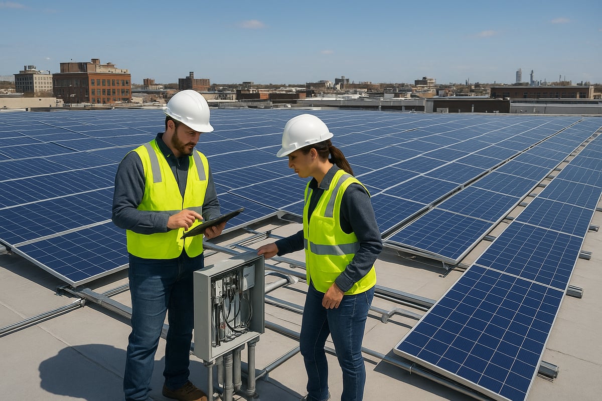 commercial solar panel installation cost guide 2025