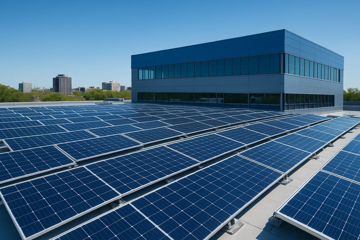commercial solar panel installation cost guide 2025