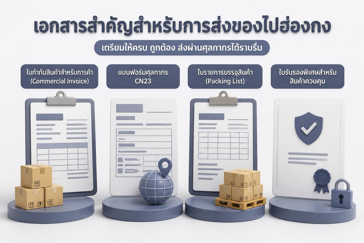 Required documents for Hong Kong shipping