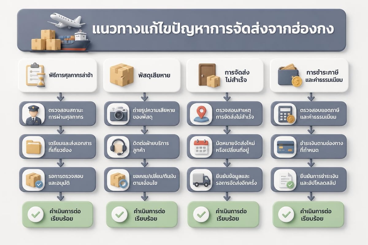 Common shipping issues and solutions
