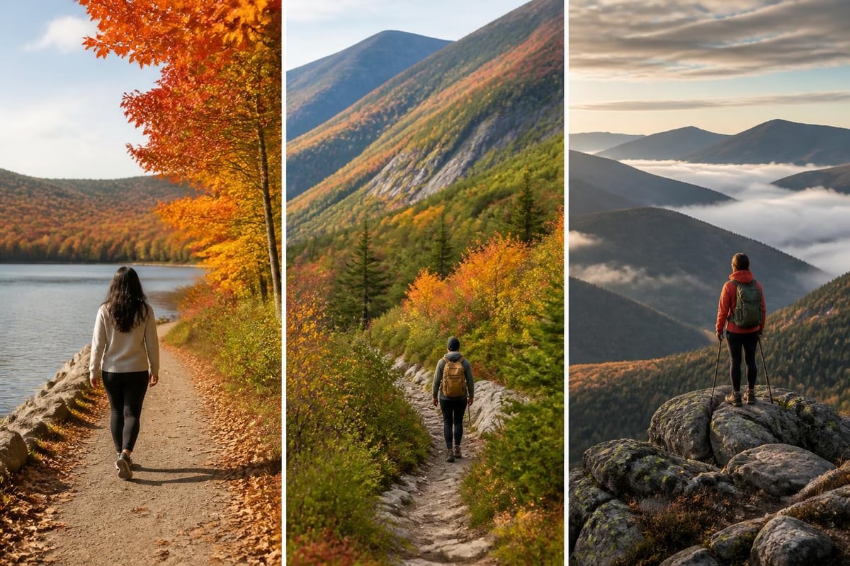 Maine fall hiking trails