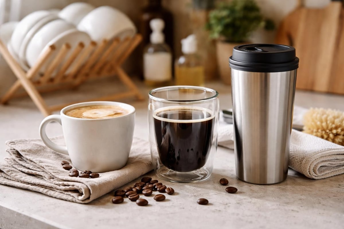 Coffee cup maintenance