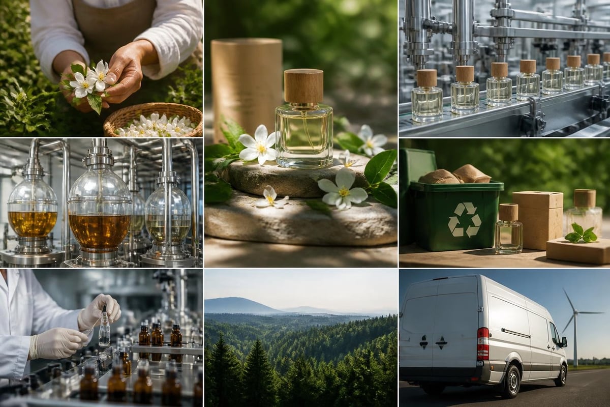 Sustainable euro parfum production chain