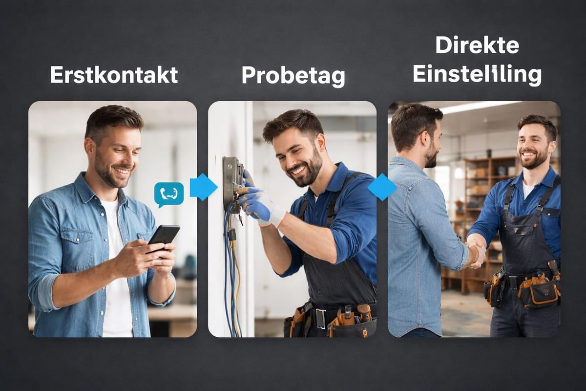 Moderner Bewerbungsprozess