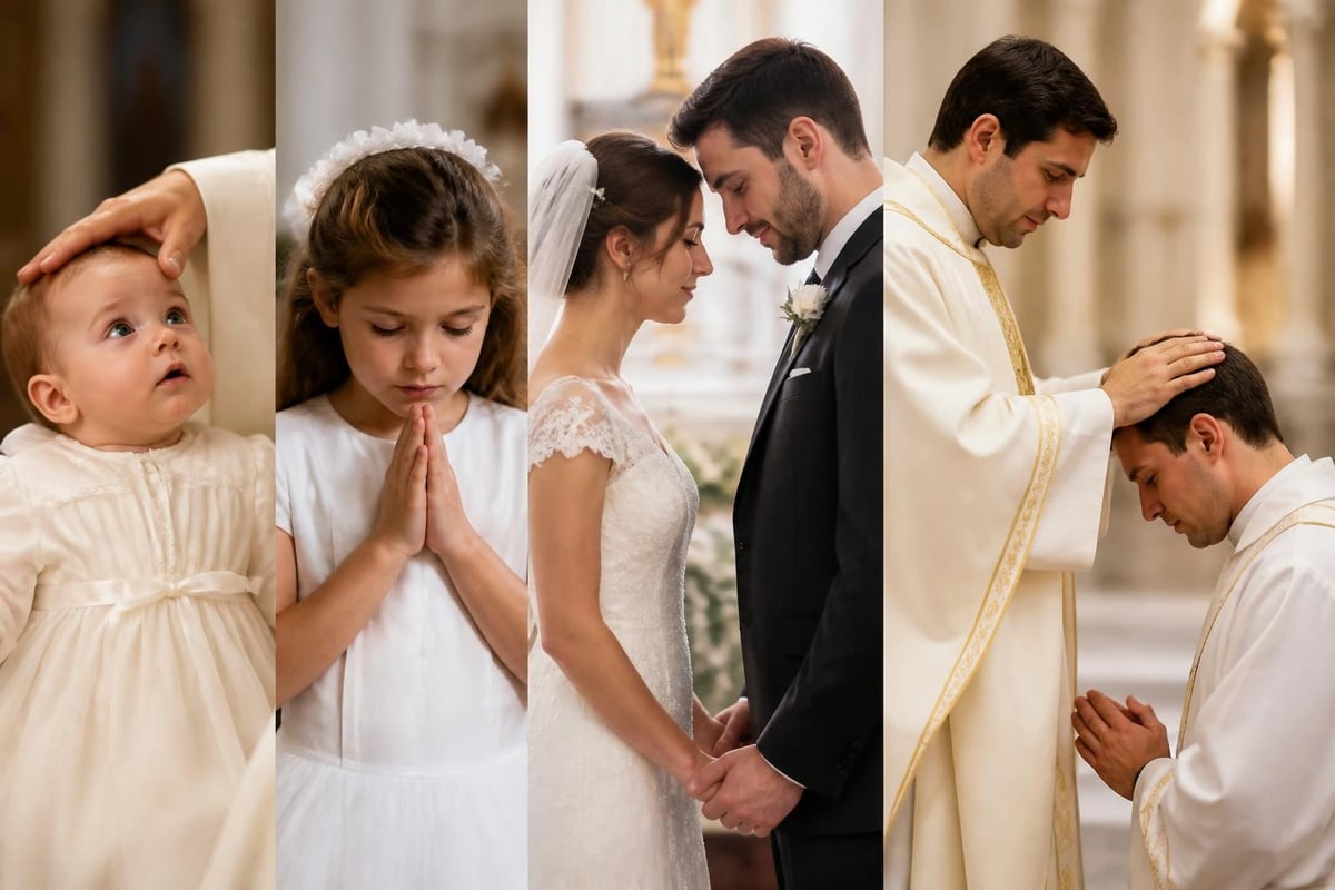 Catholic sacramental journey and gift selection