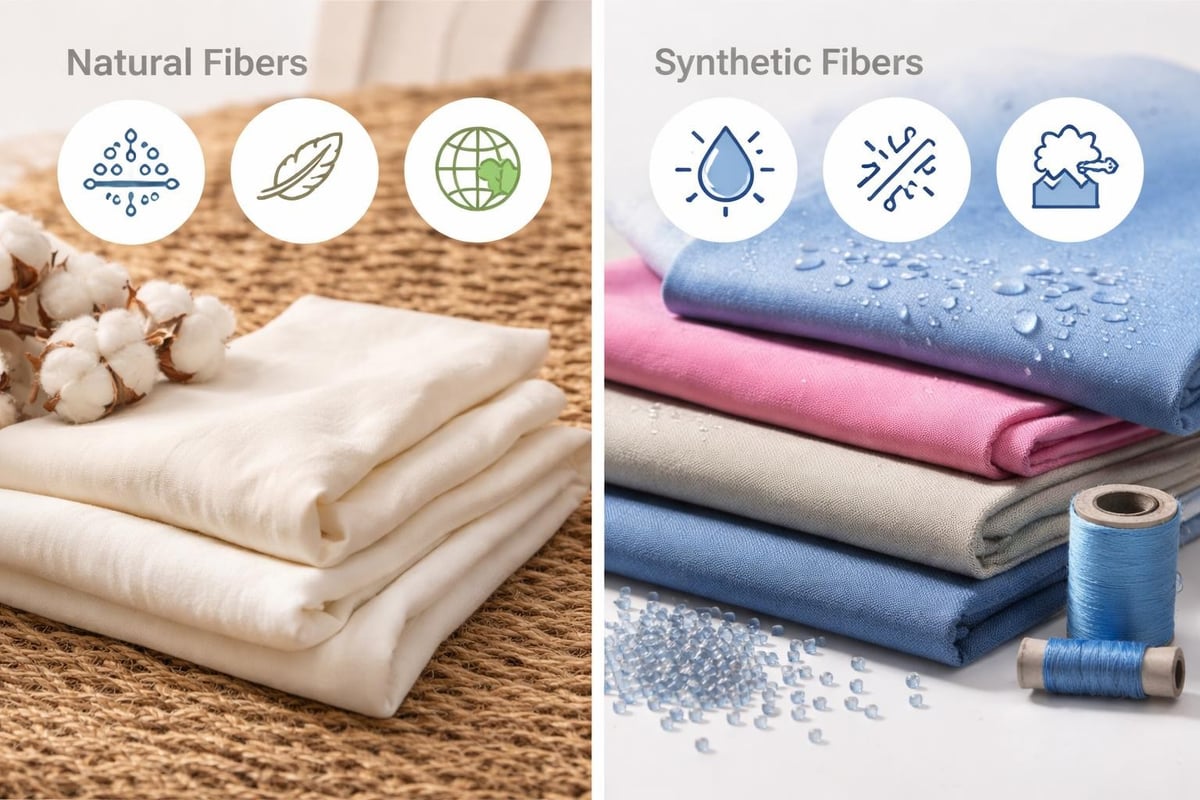 Sustainable fabric properties comparison