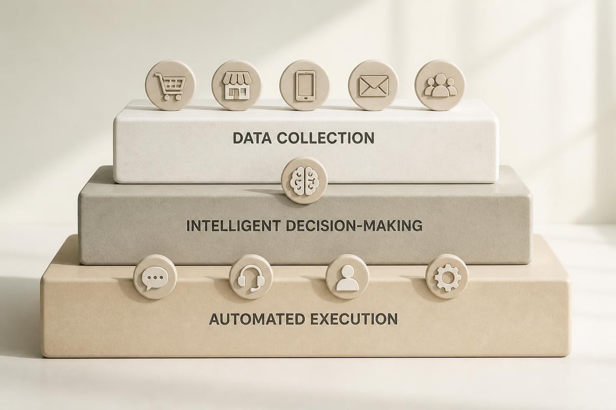 AI operating system architecture layers