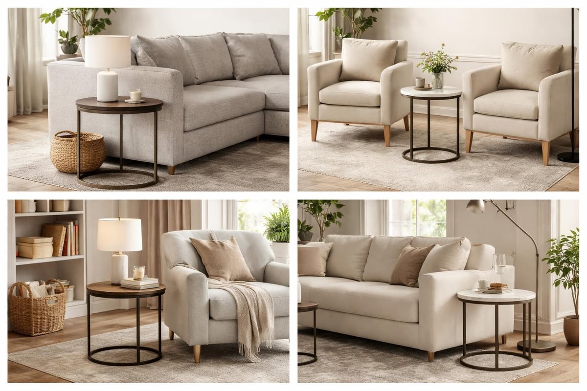 End table placement strategies