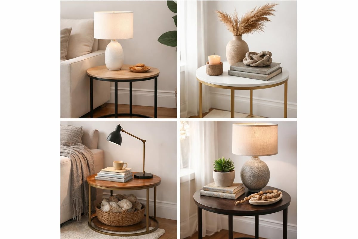 Styling combinations for end tables