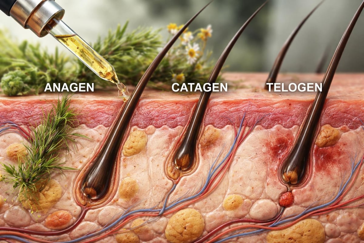 Hair follicle health cycle