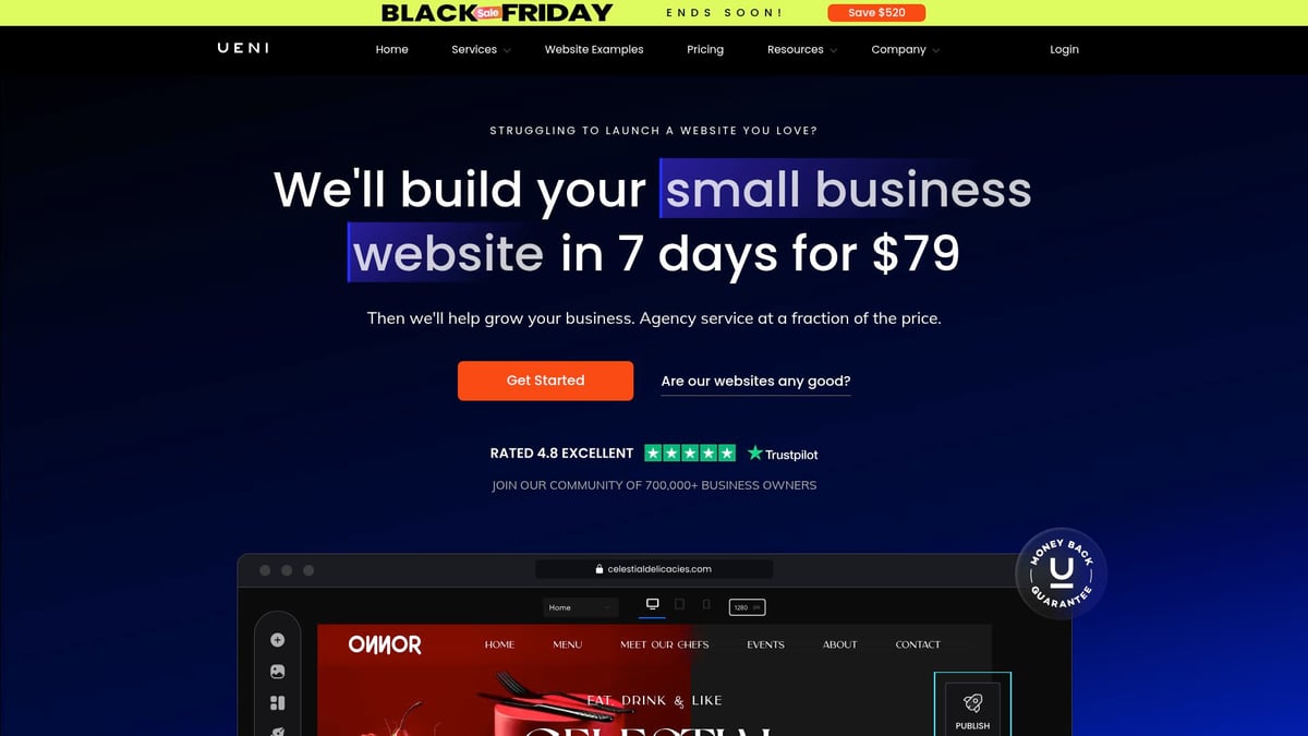 7 Essential Low Cost Website Design Company Picks for 2025 - UENI