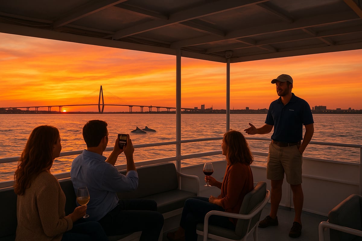 Blue Life Charters | Charleston Harbor Sunset Cruise Guide: Experience 2025 Magic What to Expect Onboard: The Sunset Cruise Experience