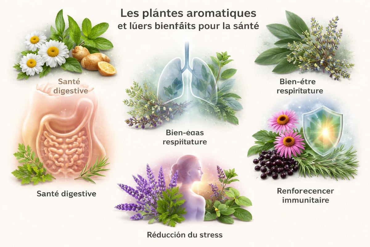 Bienfaits thérapeutiques des aromatiques