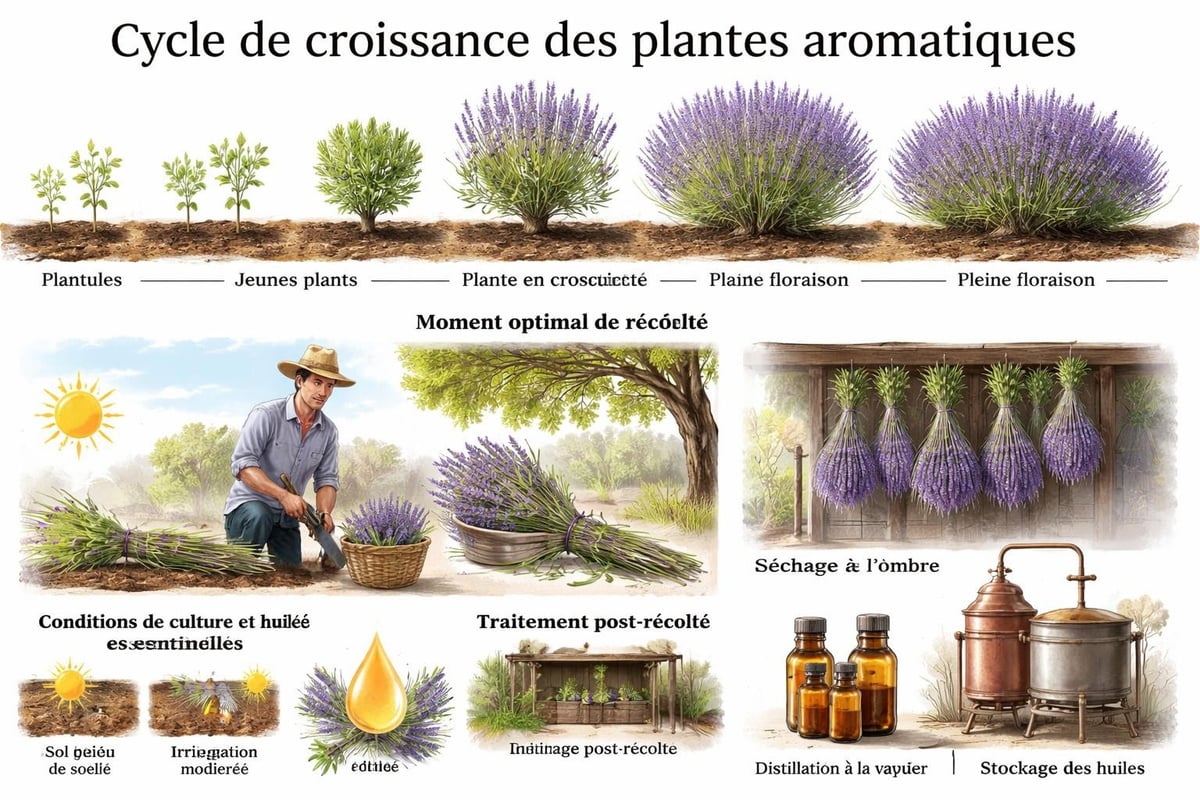 Culture et récolte des aromatiques