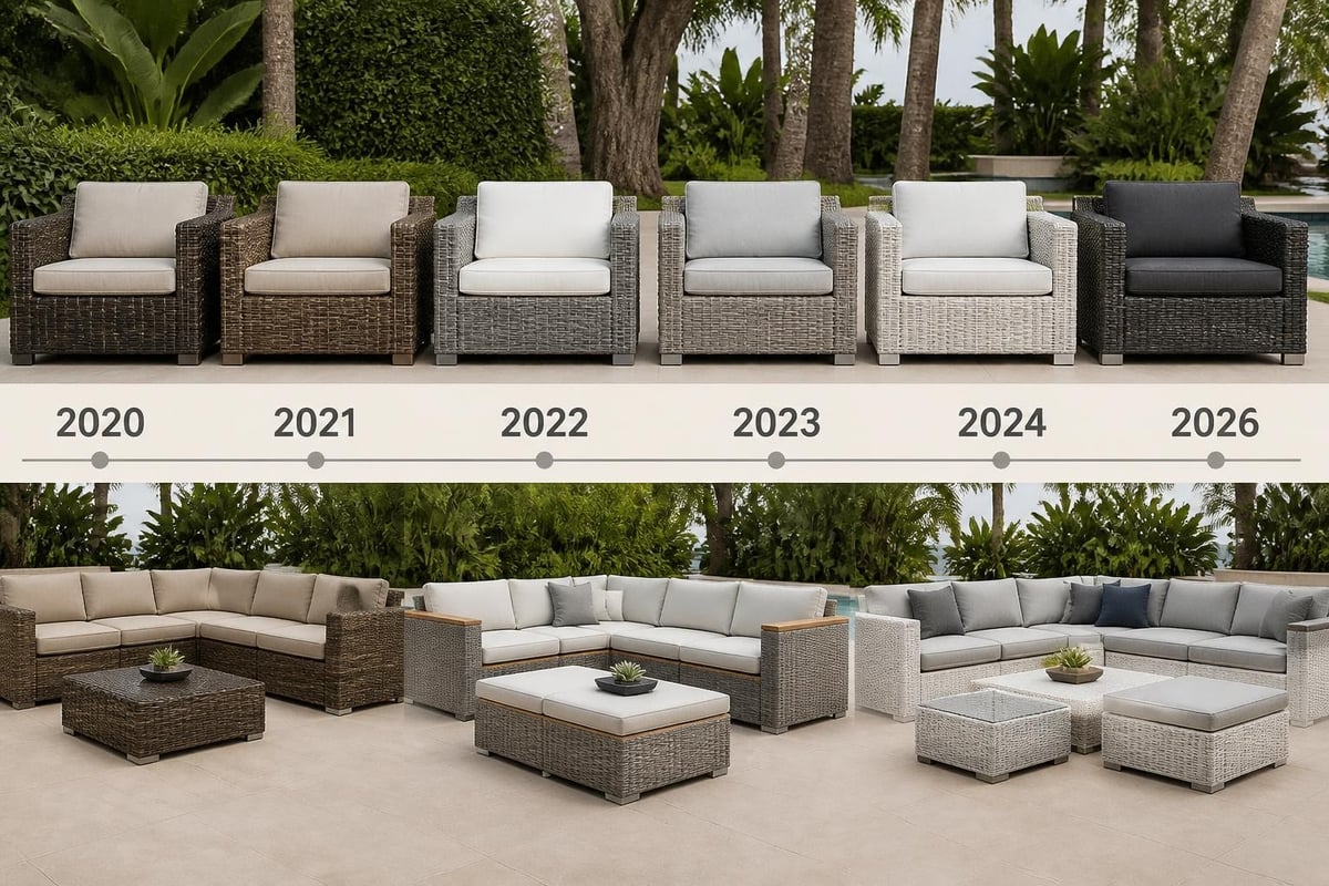 Outdoor furniture design evolution