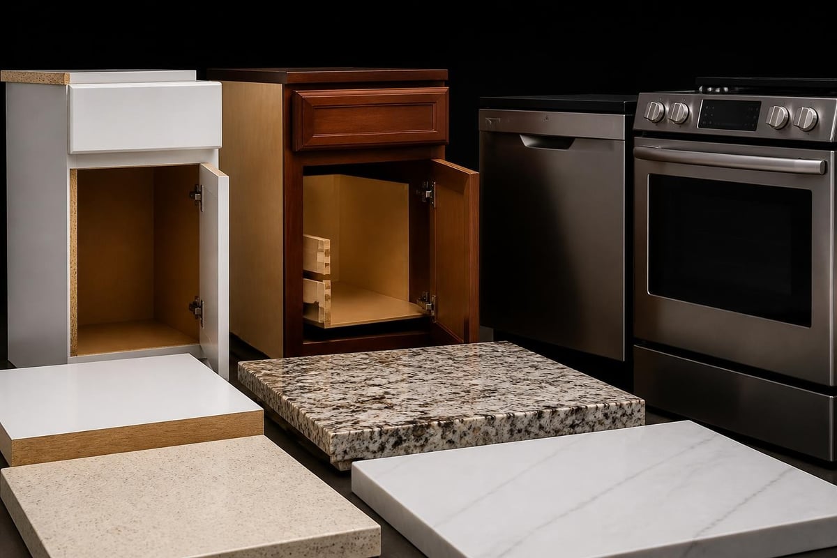 Mid-range kitchen features
