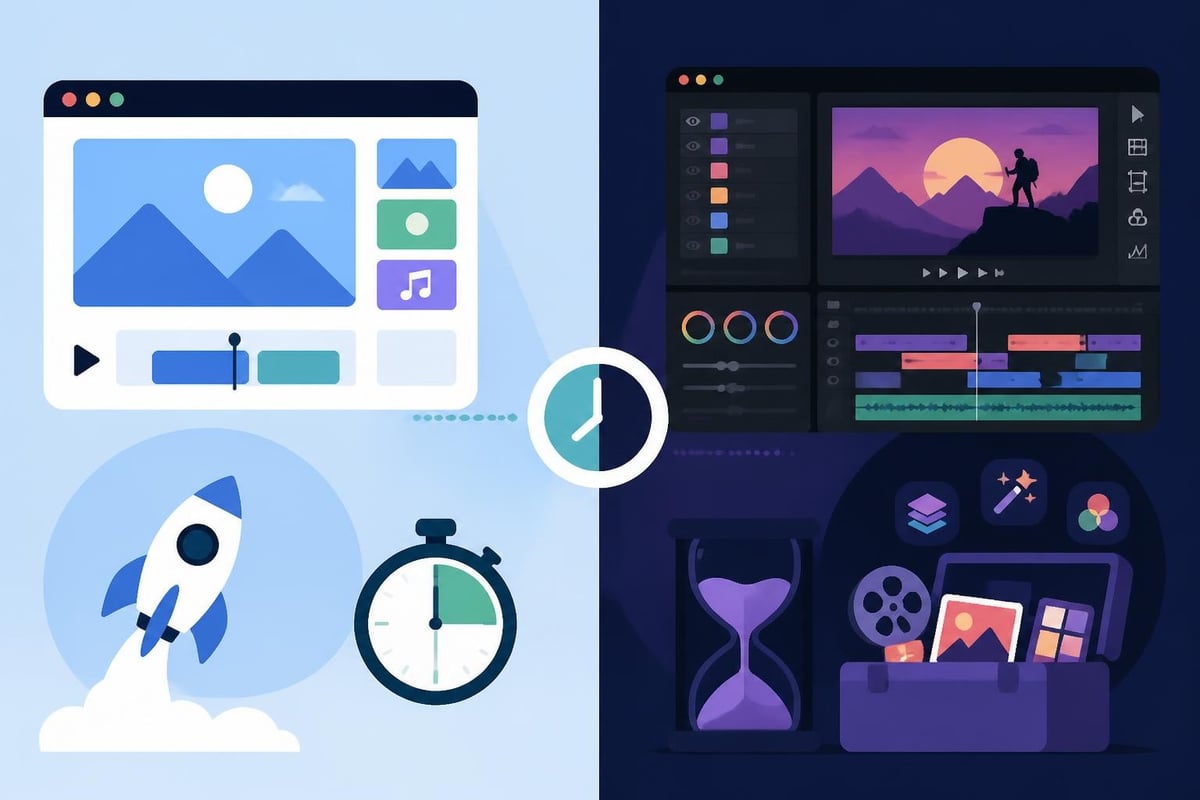 Browser-based vs desktop editing workflow