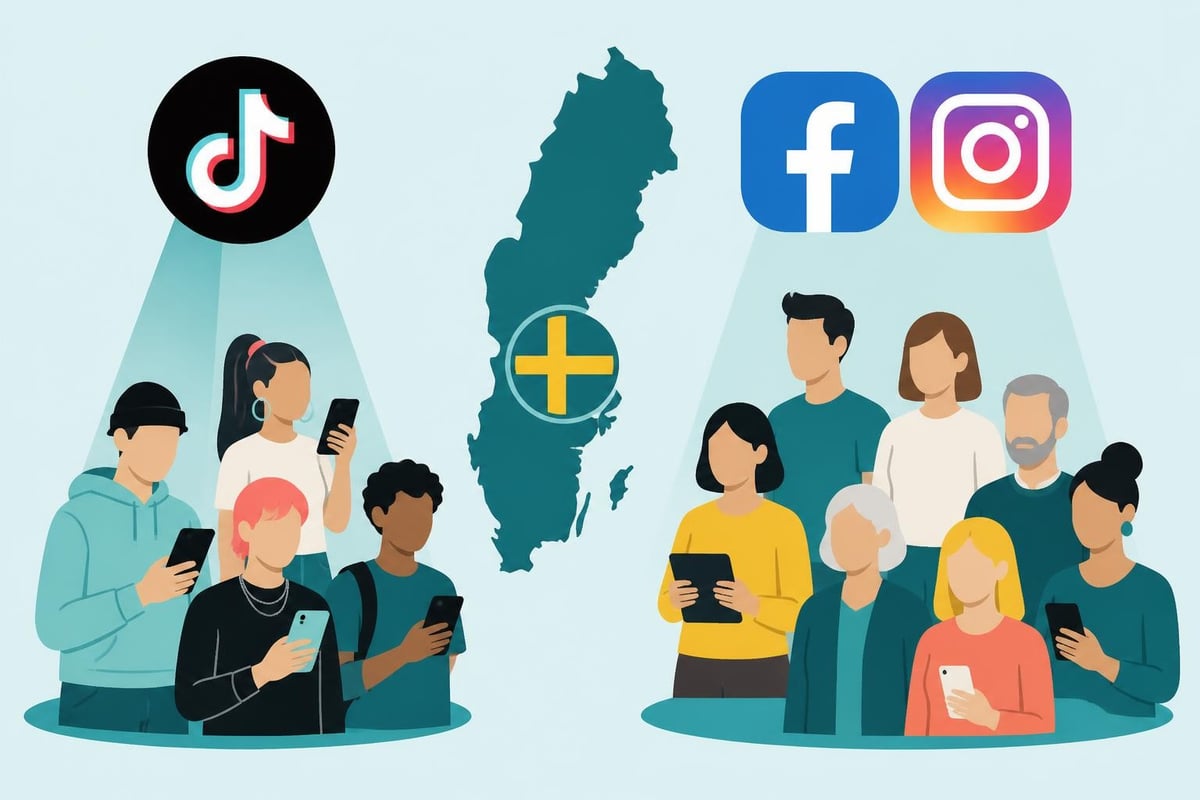 Målgruppsdemografi TikTok vs Meta