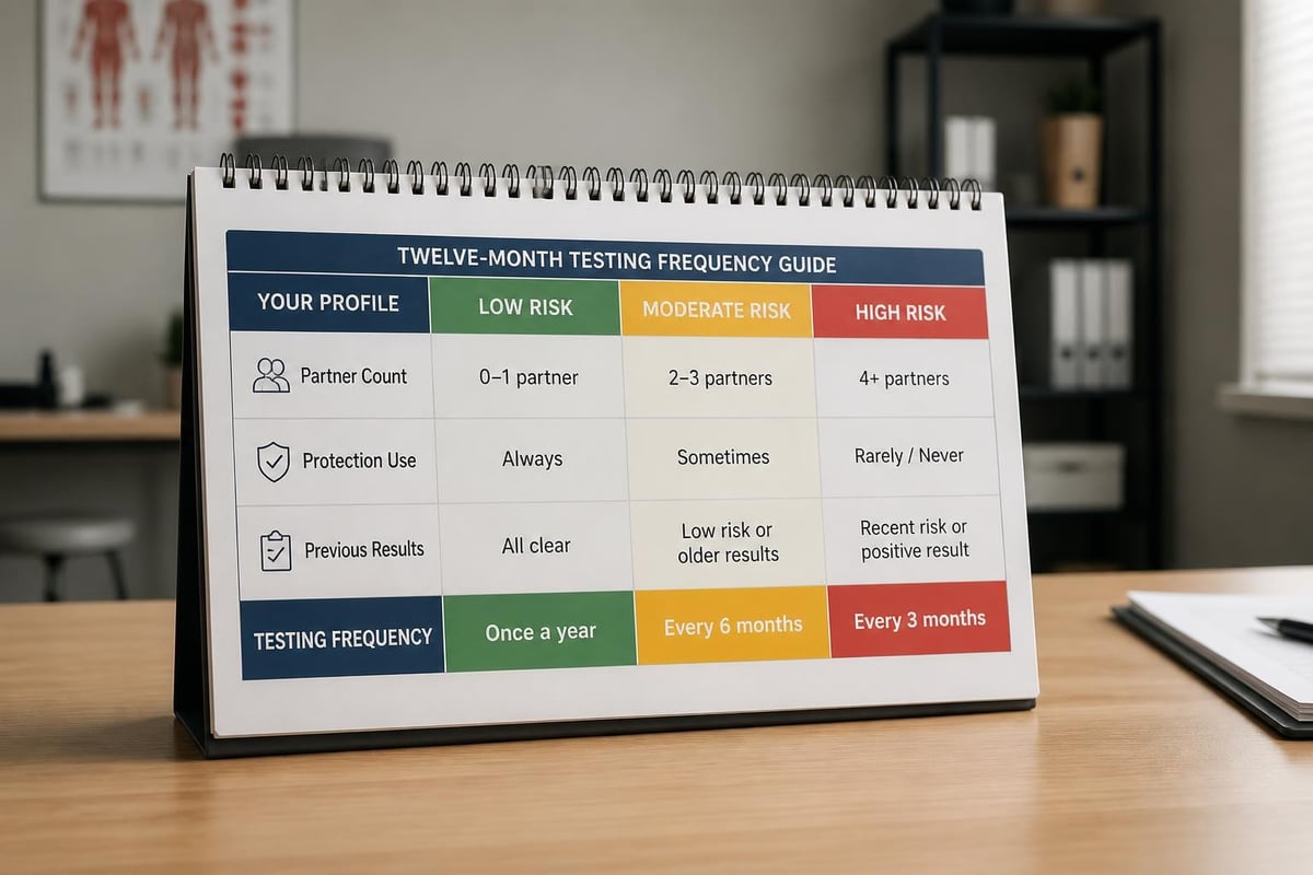 Risk-based testing calendar