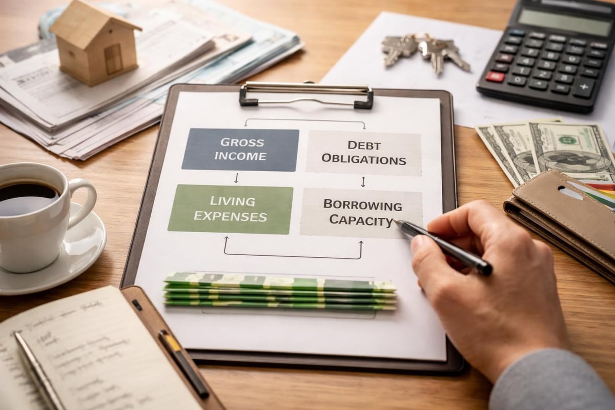 Borrowing capacity calculation