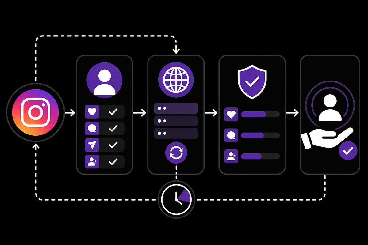 Instagram automation workflow