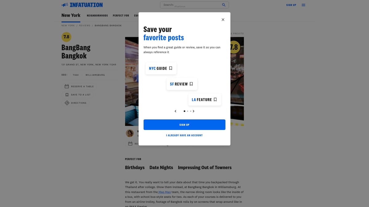 10 Must-Try Restaurants Experiences For Food Lovers In 2026 - BangBang Bangkok, New York City