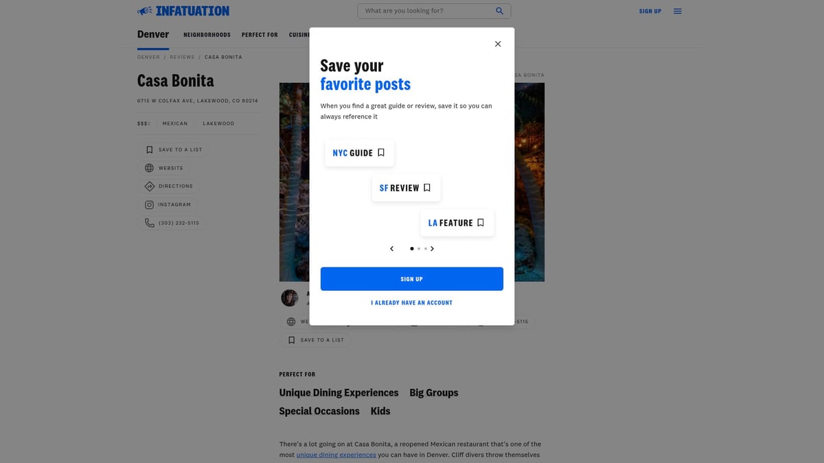 10 Must-Try Restaurants Experiences For Food Lovers In 2026 - Casa Bonita, Denver