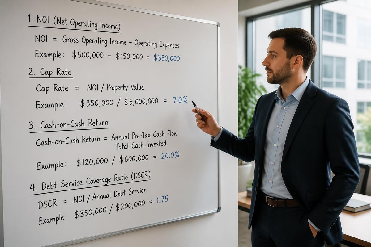 Commercial real estate metrics comparison