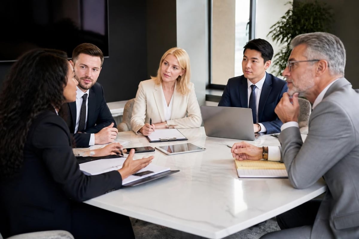 Commercial real estate team structure