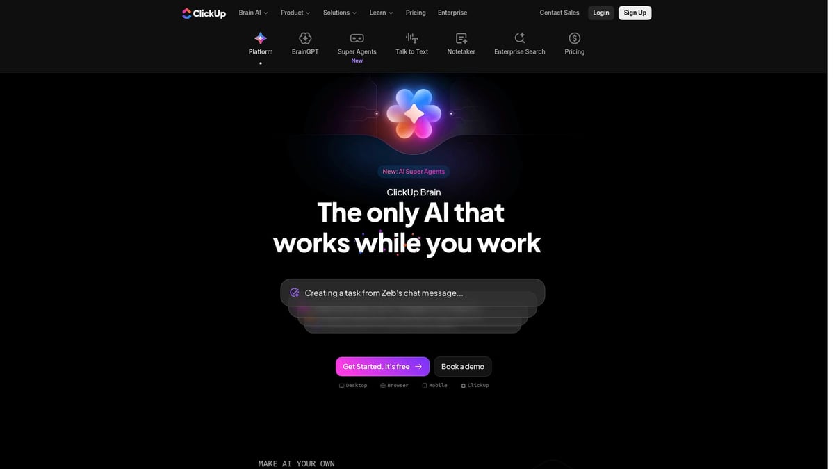 9 Essential All AI Tools to Boost Productivity in 2026 - ClickUp AI