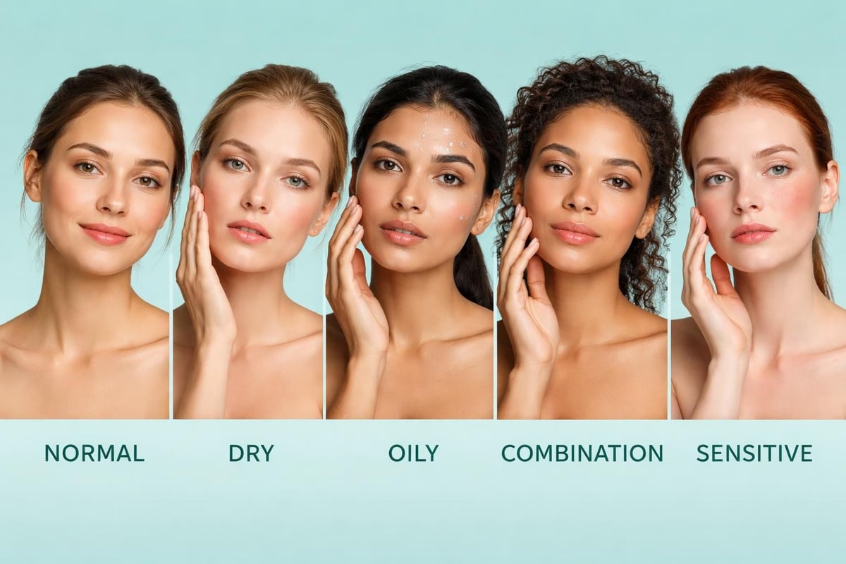 Skin type identification process