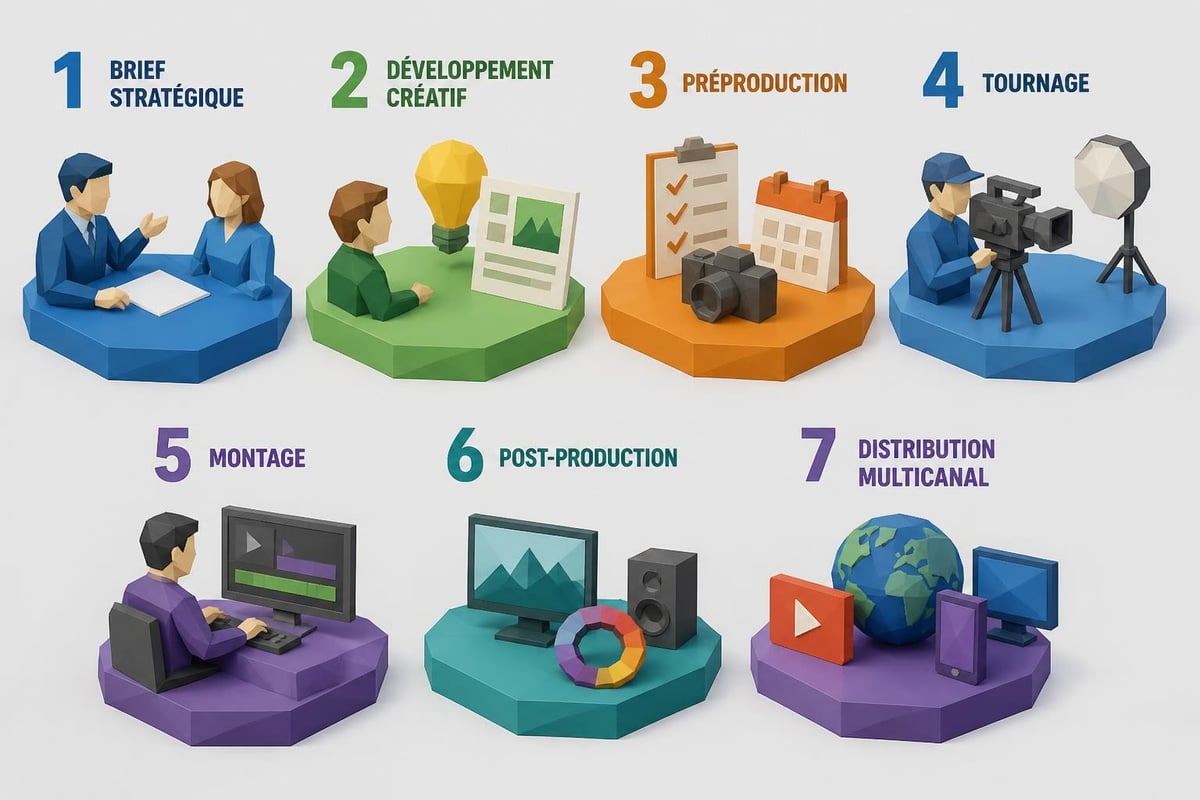 Cycle de production vidéo