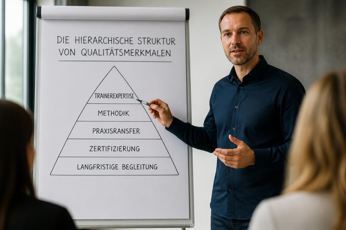 Qualitätspyramide Weiterbildungsseminare