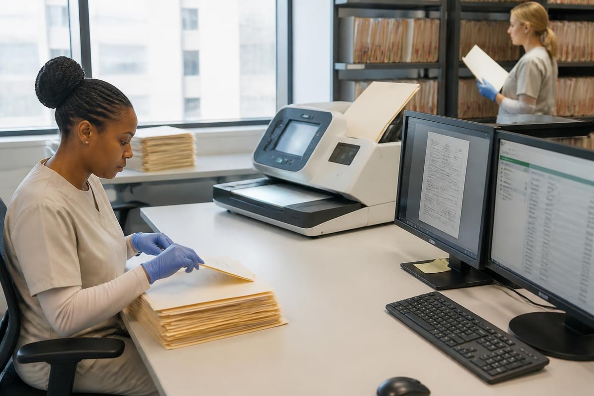 Paper to digital conversion process