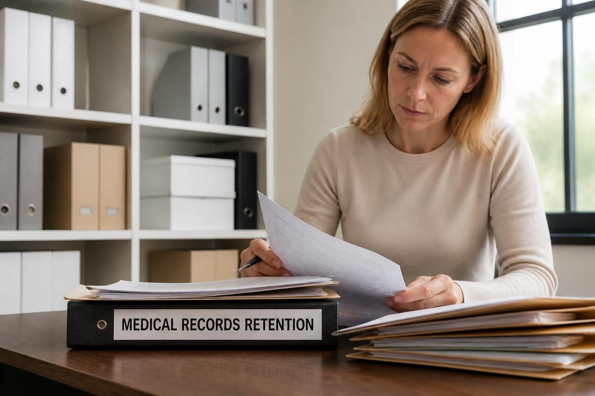 Records retention compliance matrix