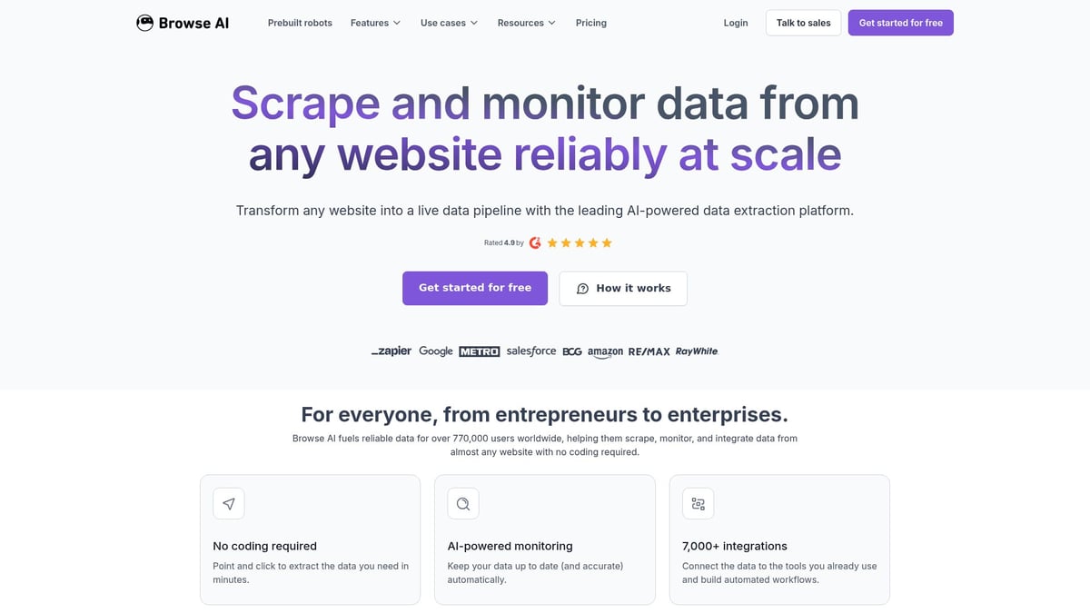 10 Game-Changing AI Tools for Marketing Success in 2025 - Browse AI