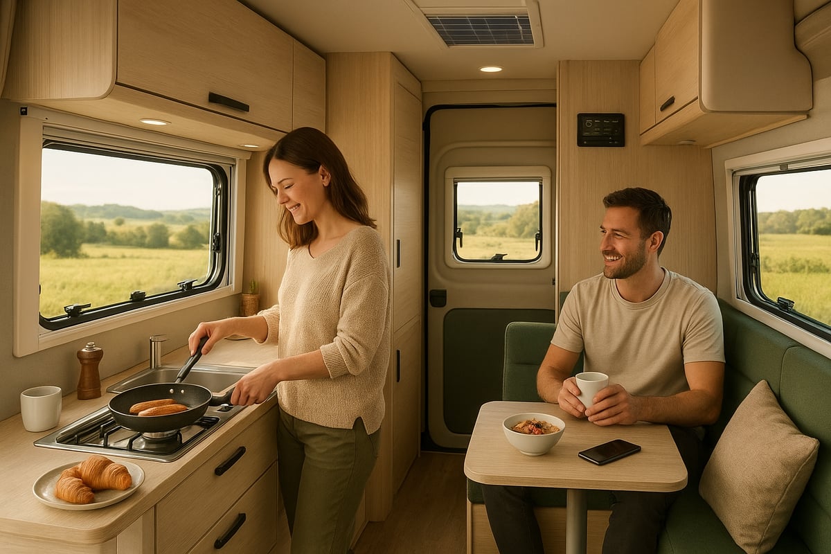 Living the Campervan Life: Comfort, Cooking, and Daily Routines